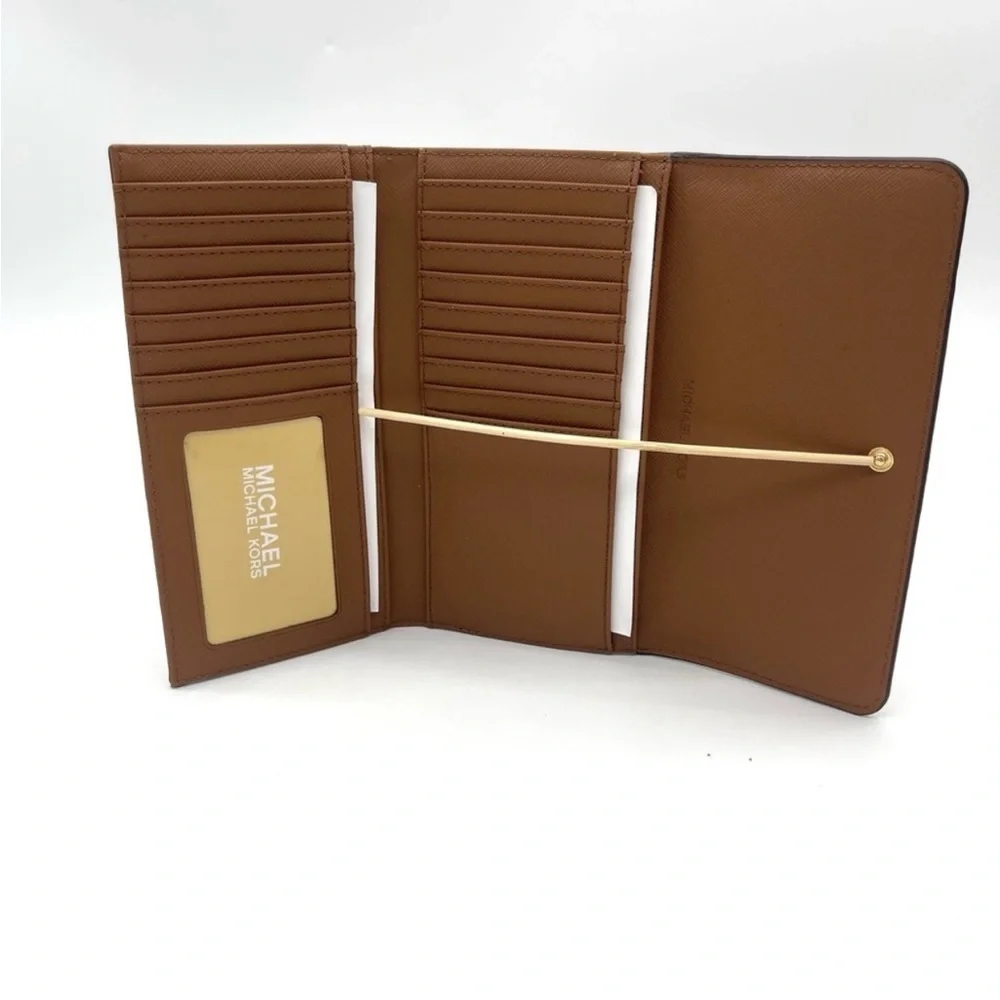Michael Kors Signature Brown Backpack and Wallet